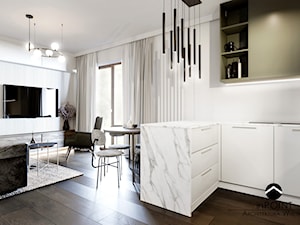 Mieszkanie na wynajem - Salon, styl nowoczesny - zdjęcie od in POINT Architektura wnętrz