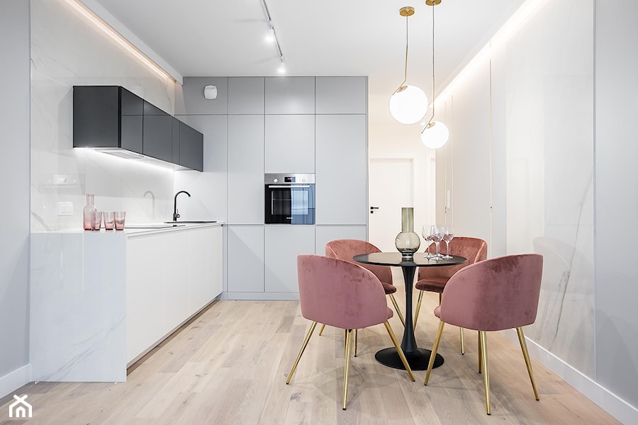 Apartament o powierzchni 60 m² w Warszawie (Mokotów, ul. Cybernetyki) - zdjęcie od MOOVIN INTERIORS