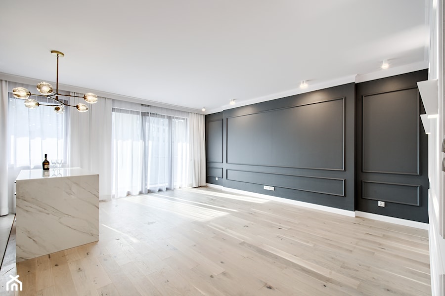 Apartament o powierzchni 69 m² w Warszawie (Wilanów, ul. Branickiego) - zdjęcie od MOOVIN INTERIORS