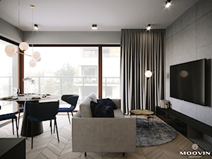 Apartament o powierzchni 77 m² w Warszawie (Mokotów, ul. Sobieskiego) - zdjęcie od MOOVIN INTERIORS
