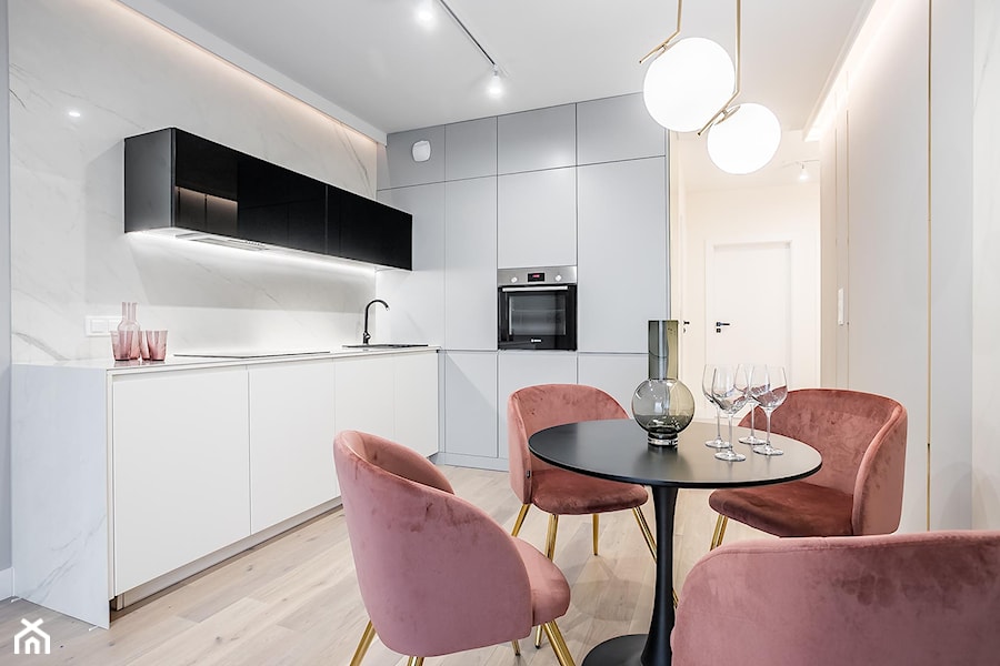 Apartament o powierzchni 60 m² w Warszawie (Mokotów, ul. Cybernetyki) - zdjęcie od MOOVIN INTERIORS