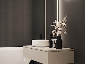 Łazienka z wanną i stylowymi dodatkami - zdjęcie od MOOVIN INTERIORS