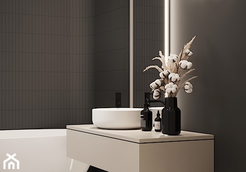 Łazienka z wanną i stylowymi dodatkami - zdjęcie od MOOVIN INTERIORS