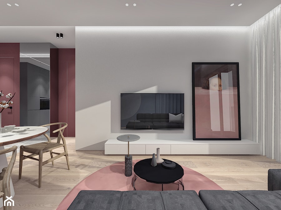 Apartament o powierzchni 44 m² w Warszawie - zdjęcie od MOOVIN INTERIORS