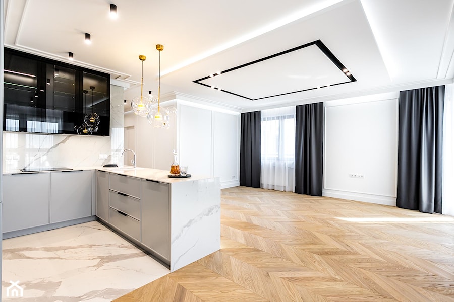 Apartament o powierzchni 102 m² w Warszawie - zdjęcie od MOOVIN INTERIORS