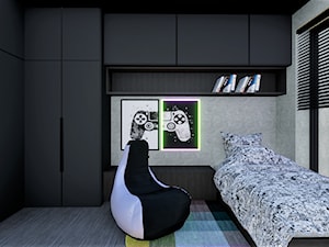 Pokój gamingowy - Pokój dziecka, styl nowoczesny - zdjęcie od AUMÜLLERDESIGN Studio Projektowe
