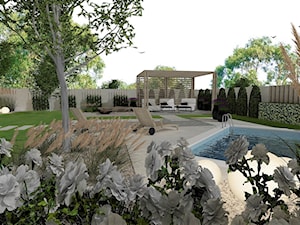 Projekt ogrodu - Ogród, styl nowoczesny - zdjęcie od AUMÜLLERDESIGN Studio Projektowania Wnętrz