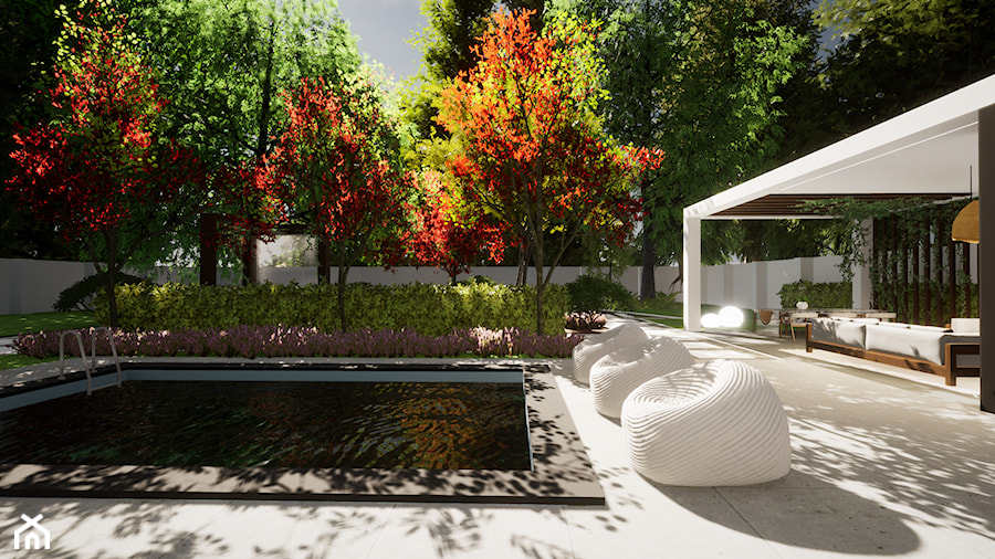 Ogród - Ogród, styl nowoczesny - zdjęcie od AUMÜLLERDESIGN Studio Projektowe