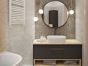 szafa łazienka z płytkami lastryko terazzo - zdjęcie od Projekt NiRo