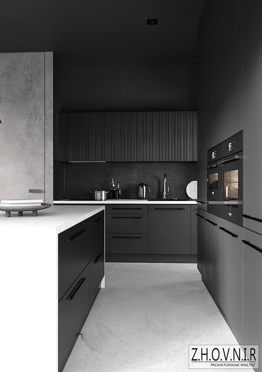 Projekt domu wersja 1 - Kuchnia, styl nowoczesny - zdjęcie od Z.H.O.V.N.I.R
