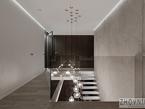 Projekt domu wersja 1 - Hol / przedpokój, styl nowoczesny - zdjęcie od Z.H.O.V.N.I.R
