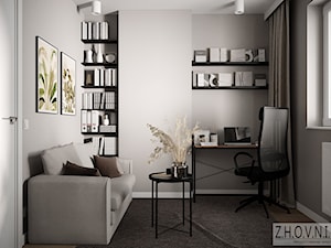 Mieszkanie 59m2 - Biuro, styl nowoczesny - zdjęcie od Z.H.O.V.N.I.R