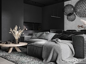 Black apartment - Kuchnia, styl nowoczesny - zdjęcie od Z.H.O.V.N.I.R