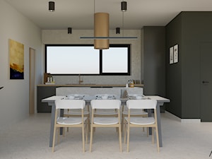 Dom 155m2 - Kuchnia, styl minimalistyczny - zdjęcie od madproject