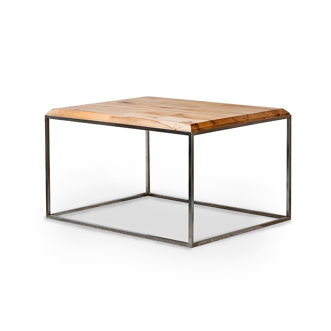JERNBJORN stolik z drewna bukowego na geometrycznej ramie - zdjęcie od Dobek & Stypińska Manufaktura - Homebook
