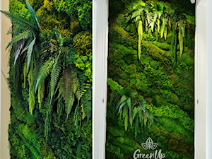Zielona ściana z mchów i roślin stabilizowanych - zdjęcie od GrennUp decor