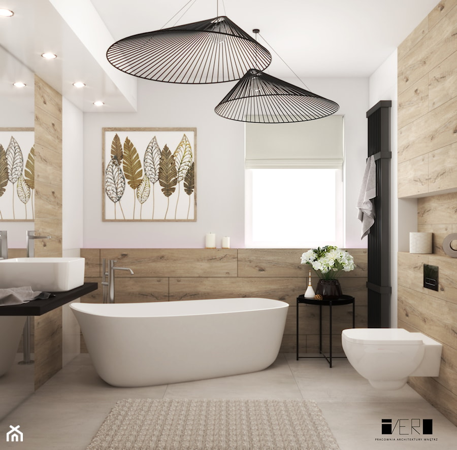 Łazienka z prysznicem i wanną - zdjęcie od VERO - Pracownia Architektury Wnętrz