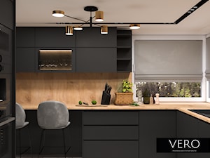 Kuchnia w domu jednorodzinnym - zdjęcie od VERO - Pracownia Architektury Wnętrz