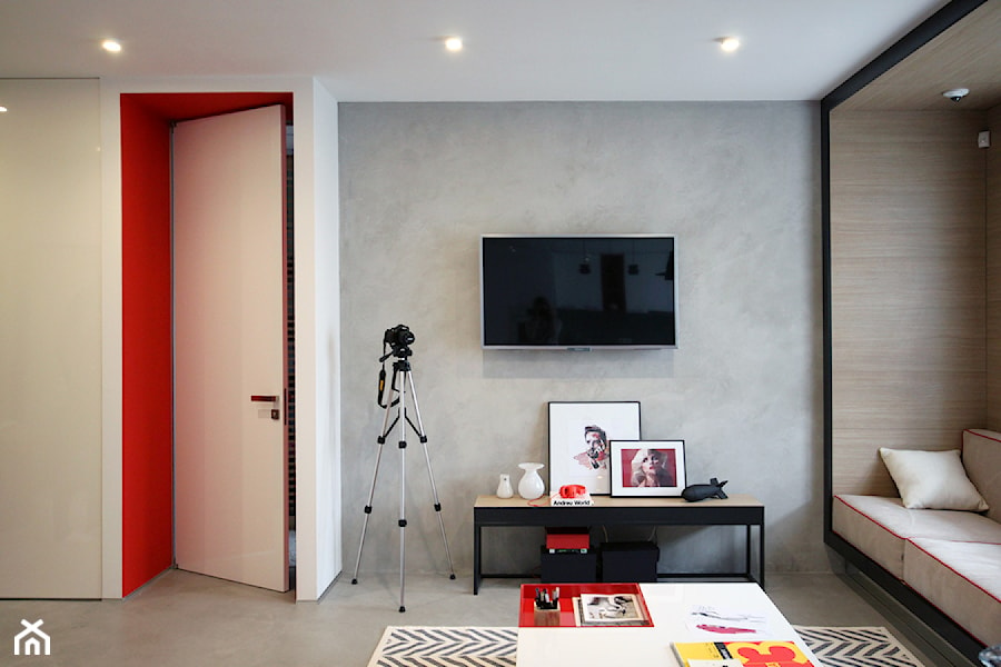 20th Floor - Salon, styl minimalistyczny - zdjęcie od Nika Vorotyntseva architecture-design bureau