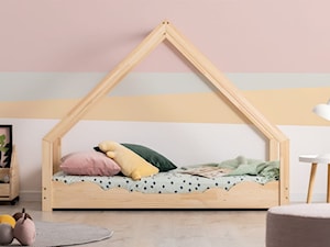 Łóżko do pokoju dziecka w kształcie domku