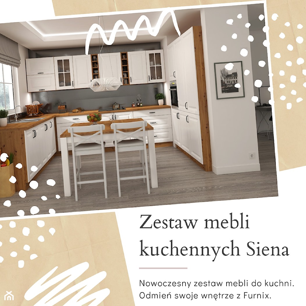 https://furnix.pl/zestaw-mebli-kuchennych-siena-i - zdjęcie od Furnix - nowoczesne meble - Homebook