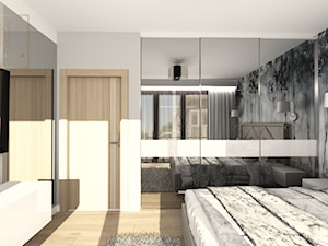Dom w zabudowie szeregowej - Sypialnia, styl minimalistyczny - zdjęcie od Qualita Interno