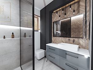 Nowoczesna łazienka w stylu industrialnym - zdjęcie od Qualita Interno