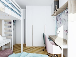 Nowczesny Pokój dla 2-óch dziewczynek z łóżkiem piętrowym - zdjęcie od Qualita Interno