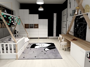 Projekt pokoju dla chłopca - meble modułowe IKEA - zdjęcie od Qualita Interno