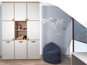 Pokój dla chłopca - Pokój dziecka, styl minimalistyczny - zdjęcie od Wyobrażalnia - studio projektowe