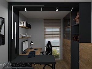 Domowe biuro - zdjęcie od Wyobrażalnia - studio projektowe