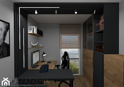Domowe biuro - zdjęcie od Wyobrażalnia - studio projektowe