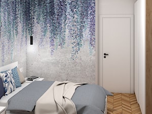 Mała sypialnia w Krakowie - Sypialnia, styl nowoczesny - zdjęcie od Wyobrażalnia - studio projektowe