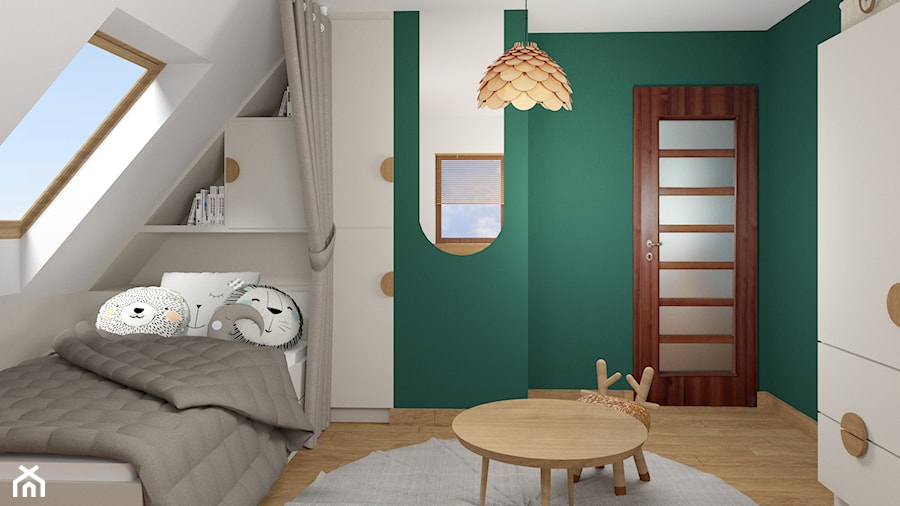 Pokój dla dziewczynki - Pokój dziecka, styl rustykalny - zdjęcie od Wyobrażalnia - studio projektowe