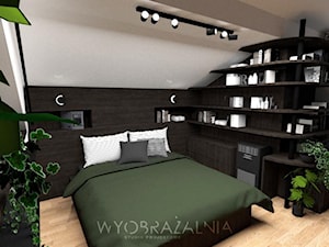 Sypialnia - Sypialnia, styl skandynawski - zdjęcie od Wyobrażalnia - studio projektowe