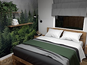 Leśna sypialnia - zdjęcie od Wyobrażalnia - studio projektowe
