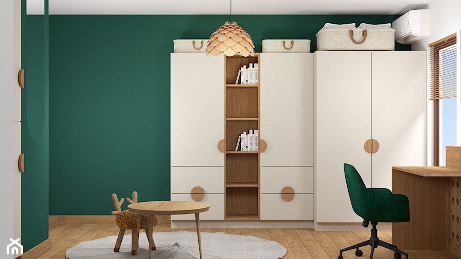 Pokój dla dziewczynki - Pokój dziecka, styl minimalistyczny - zdjęcie od Wyobrażalnia - studio projektowe