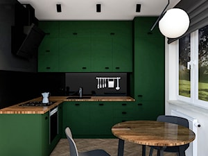 Zielona kuchnia - Kuchnia, styl nowoczesny - zdjęcie od M.PROJEKTOWNIA