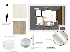 Jasna łazienka - Łazienka, styl nowoczesny - zdjęcie od M.PROJEKTOWNIA