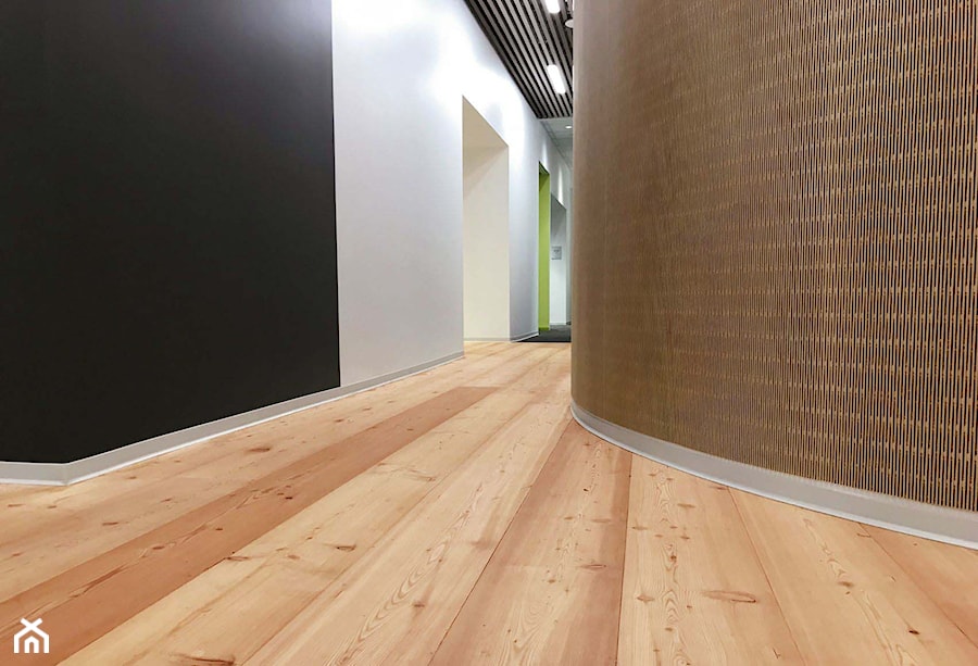 Deska podłogowa modrzew bielona olejowana - Biuro, styl skandynawski - zdjęcie od wielka - podłogi premium