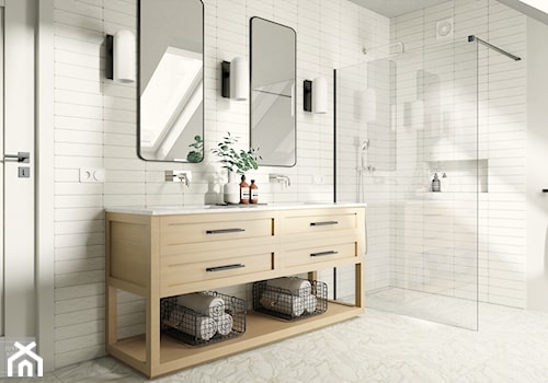 Modern transitional bathroom - zdjęcie od W Stylu. Justyna Sońta