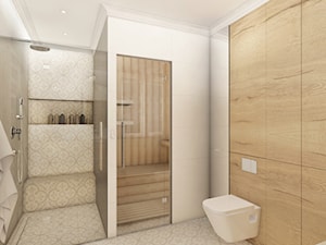 ⋅ BIAŁYSTOK ⋅ łazienka z sauną - zdjęcie od FI PROJEKT