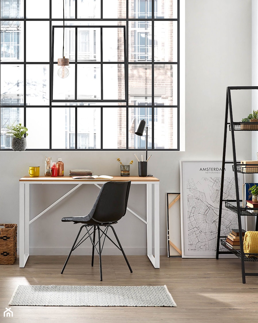 La Forma Talbot Desk White - Loftowe Biurko do domu i Home Office - zdjęcie od Shelter