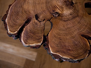 stolik plaster drewna - zdjęcie od AK DESIGN Aleksander Kądziela | Tapicer w Akcji
