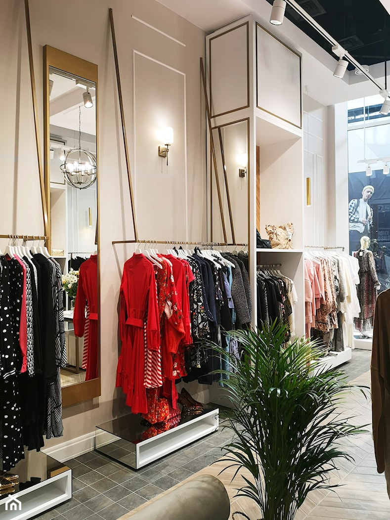 POSH! CONCEPT STORE BUTIK ODZIEŻOWY - Wnętrza publiczne, styl glamour - zdjęcie od Knap Przyłuska Grupa Projektowa - Homebook