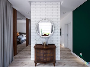 Bajkowa ulica - Średnia biała czarna sypialnia, styl nowoczesny - zdjęcie od KOLORUM