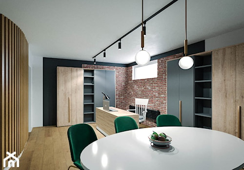 Biura w Malborku - Wnętrza publiczne, styl industrialny - zdjęcie od KOLORUM