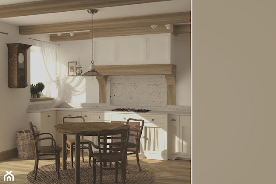 Dom z klasyczną nutą - Kuchnia - zdjęcie od JENO Pracownia Projektowania Naturalnego