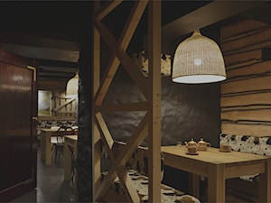 Pizzeria - Wnętrza publiczne, styl rustykalny - zdjęcie od JENO Pracownia Projektowania Naturalnego