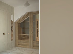 Dom z klasyczną nutą - Hol / przedpokój - zdjęcie od JENO Pracownia Projektowania Naturalnego